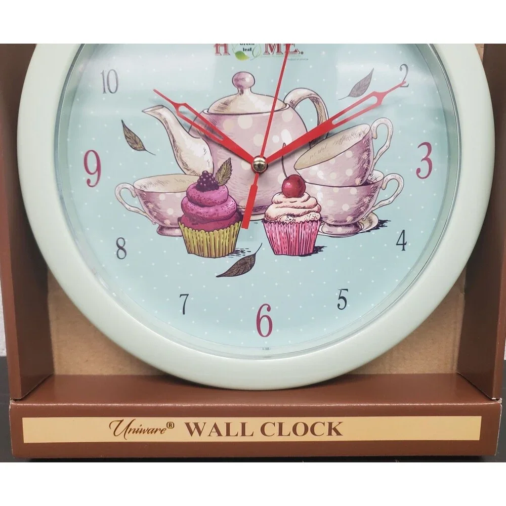 Plastic Round Deco Wall Clock (9.6